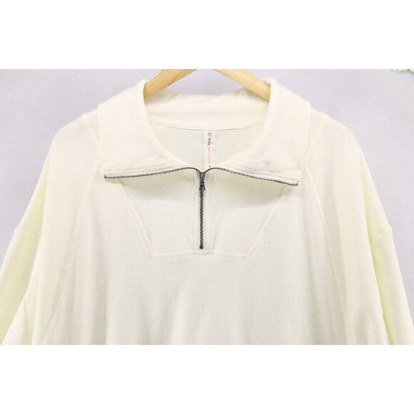 Daily Practice by Anthropologie Women's Half-Zip Pullover Vanilla Sz S NWT - Picture 4 of 8